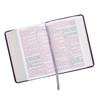 Foto 7 | Libro Christian Art Gifts Kjv Holy Bible Con Letra Grande, Color Morado - Venta Internacional.