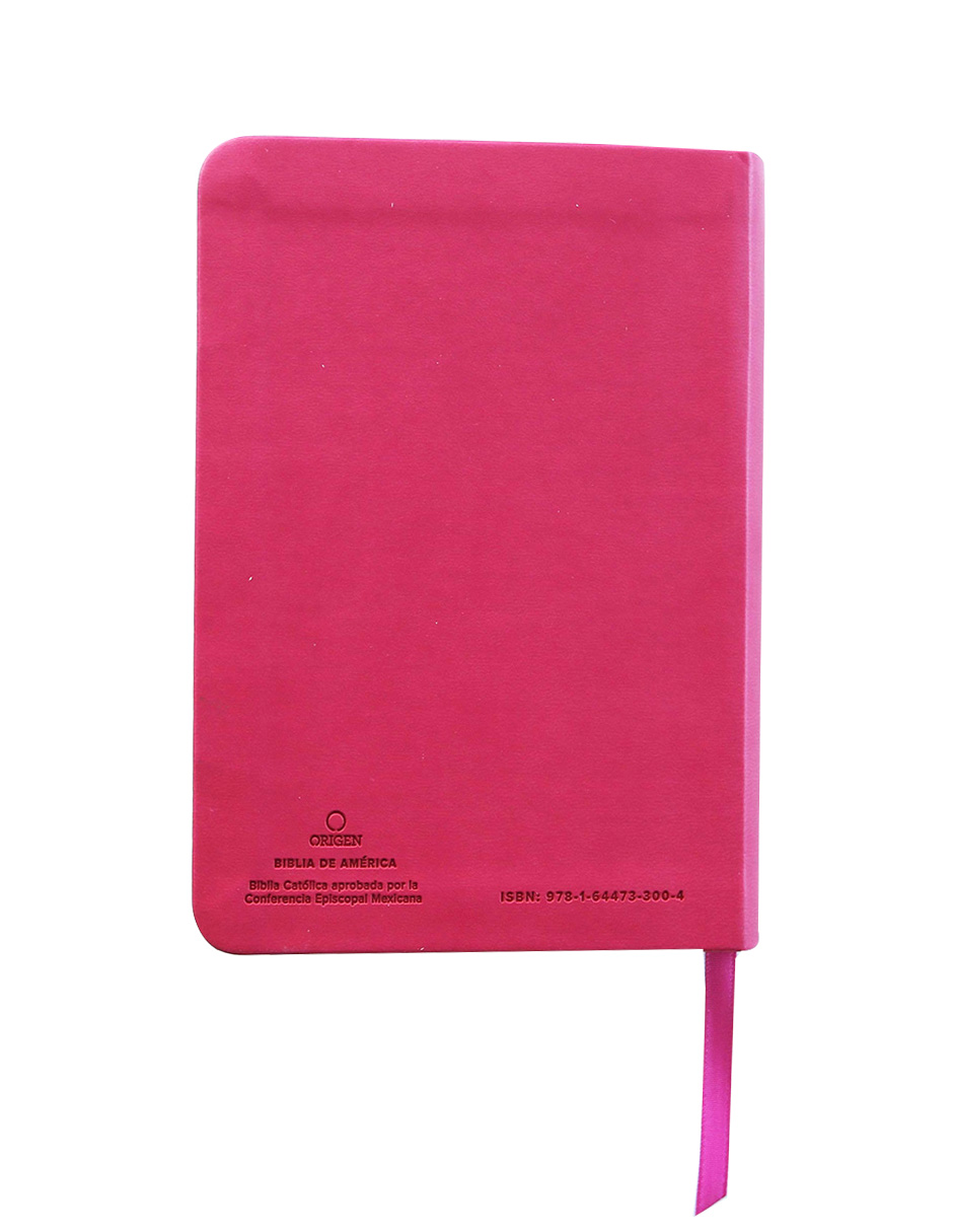 Foto 3 pulgar | Biblia Cátolica Color Fiusha Marca Origen