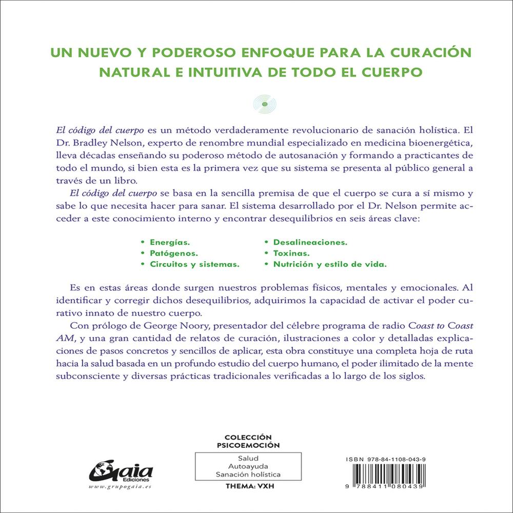Foto 2 | El Código del Cuerpo. Libera la Capacidad Autosanadora de tu Cuerpo