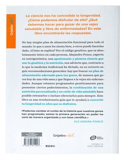 Foto 2 | Libro Aliméntate Según Tus Genes Editorial Grijalbo Autor Alejandra Ponce