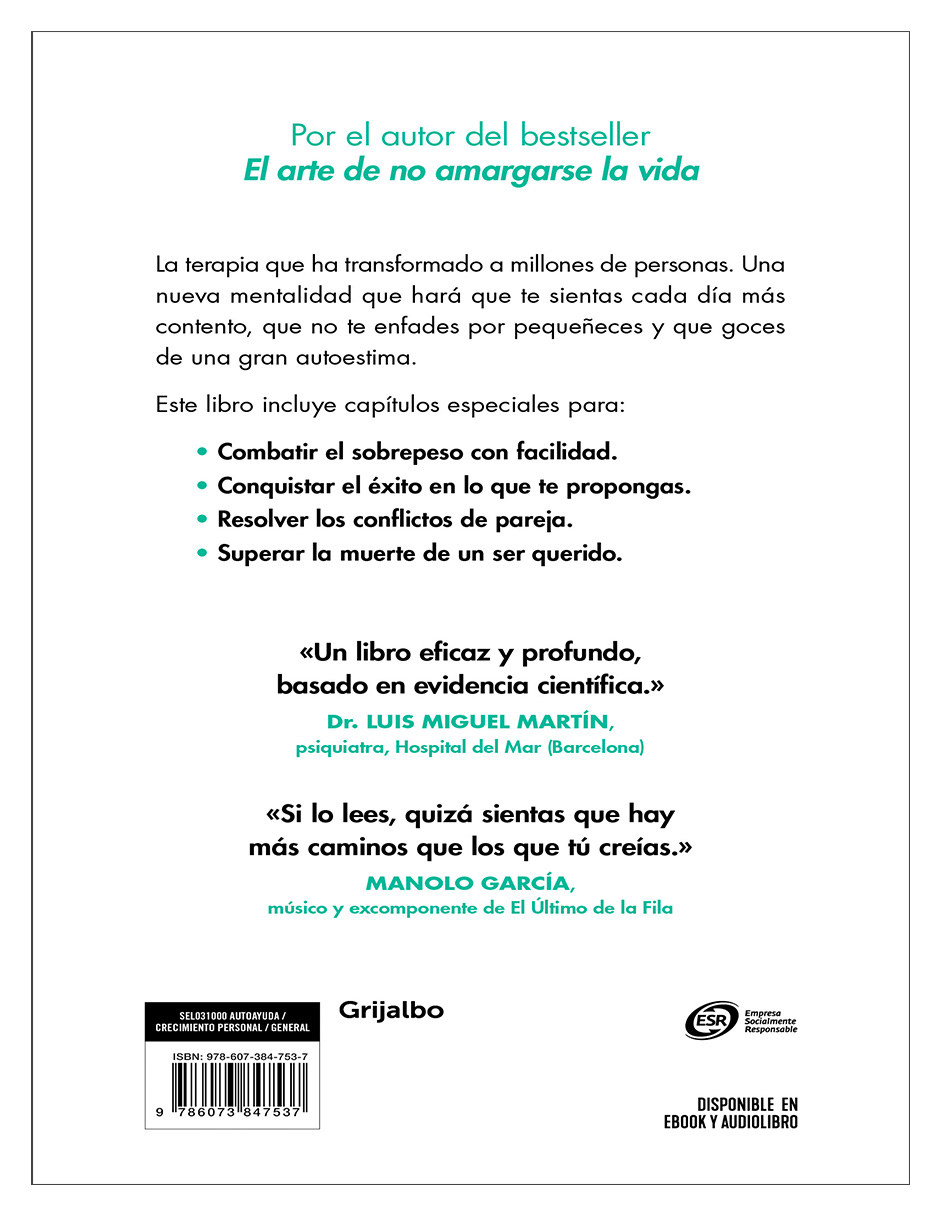 Foto 3 pulgar | Libro No Hagas Montañas De Granos De Arena (y Todo Son Granos De Arena) Editorial  Grijalbo Autor  Rafael Santandreu