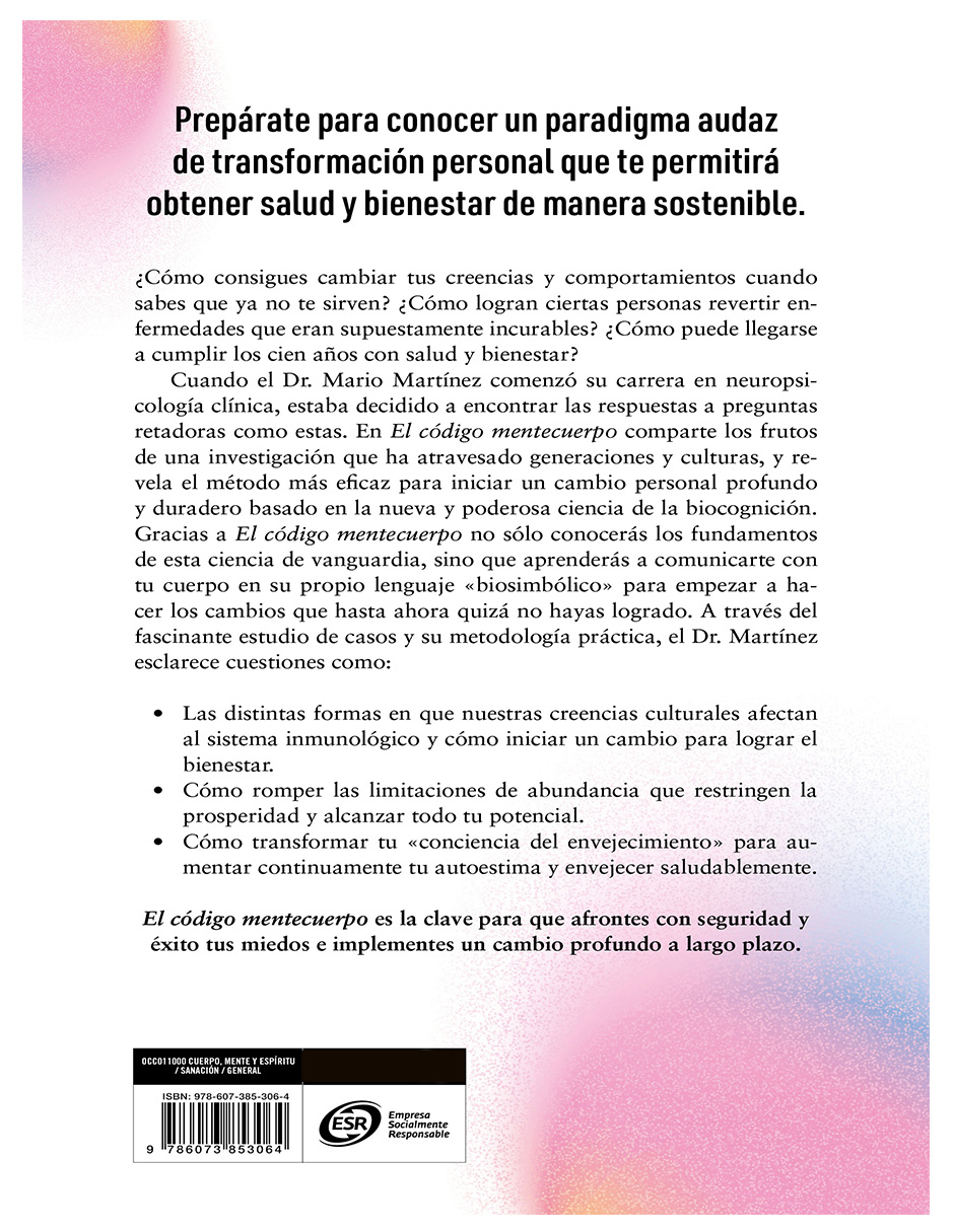 Foto 2 | Libro El Código Mentecuerpo Editorial Grijalbo Autor Dr. Mario Martínez