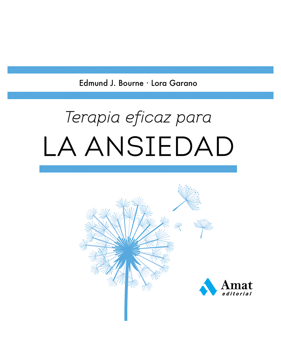 Foto 1 | Terapia Eficaz Para La Ansiedad Edmund J. Bourne Y Lora Garano Amat Tapa Blanda