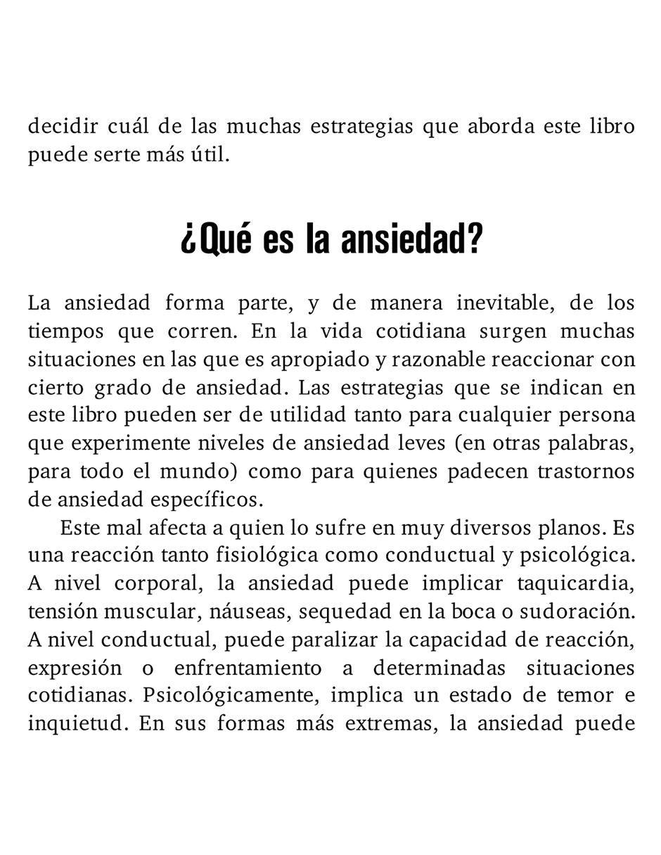 Foto 3 pulgar | Terapia Eficaz Para La Ansiedad Edmund J. Bourne Y Lora Garano Amat Tapa Blanda