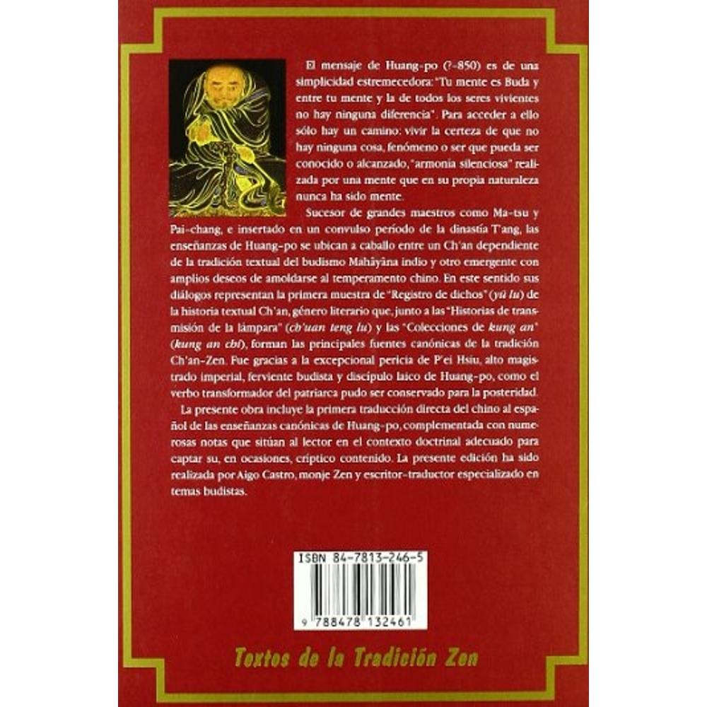 Foto 3 pulgar | Enseñanzas Sobre La Mente Única Del Maestro Zen Huang-po
