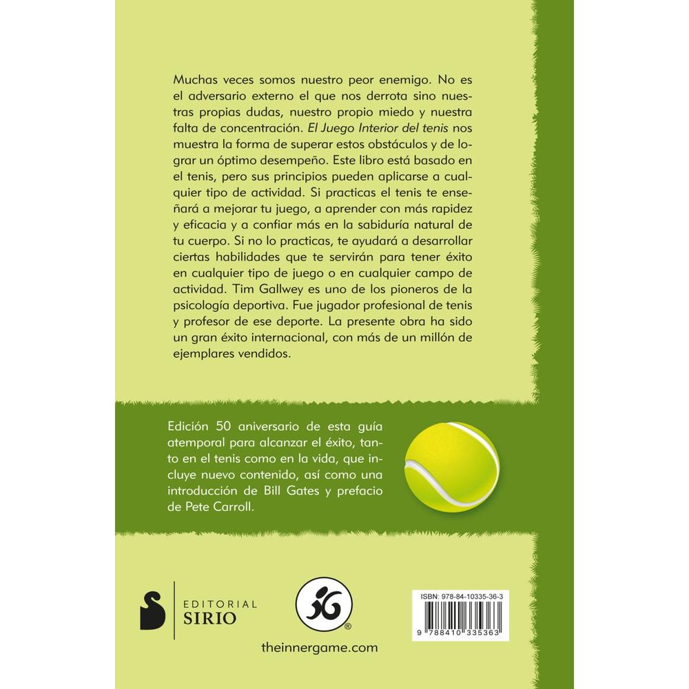Foto 3 pulgar | El Juego Interior Del Tenis. Edición 50 Aniversario