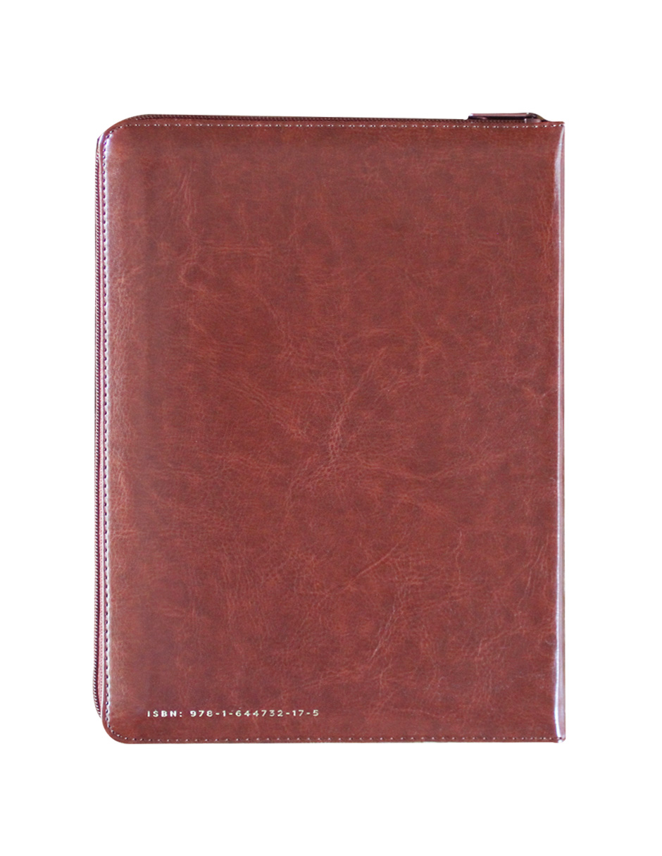 Foto 3 pulgar | Biblia Reina Valera 1960 (letra Grande - Símil Piel Canela, Cremallera, Tamaño Manual)