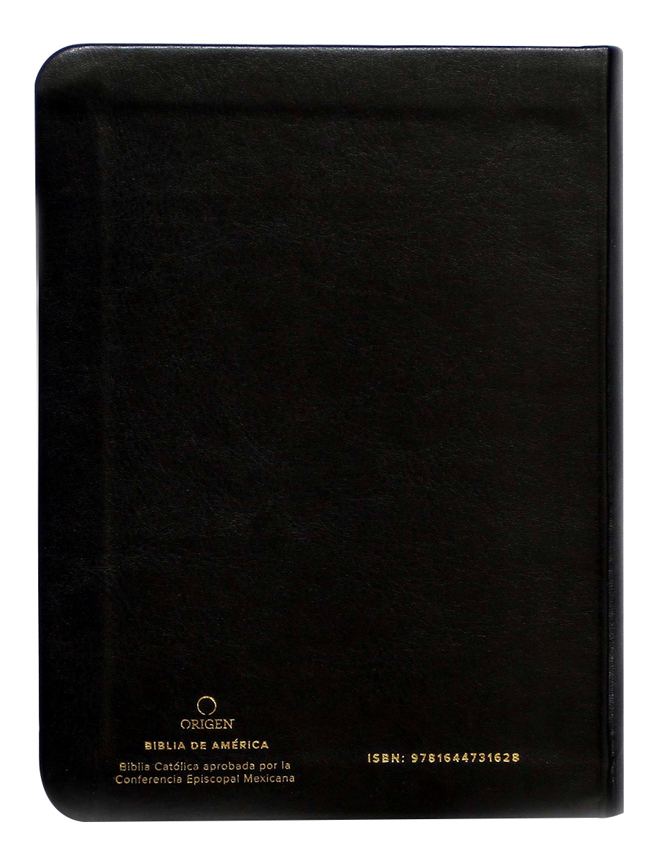 Foto 3 pulgar | 📖 Biblia Católica En Español – Edición Compacta En Símil Piel Negra Editorial Origen | Biblia De Améri