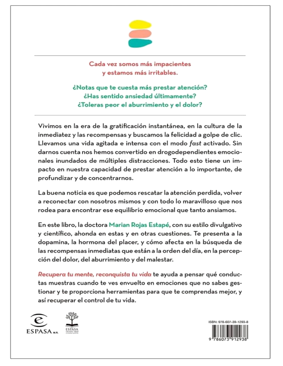 Foto 4 pulgar | Recupera Tu Mente Reconquista Tu Vida+termo De Agua De Regalo Güish