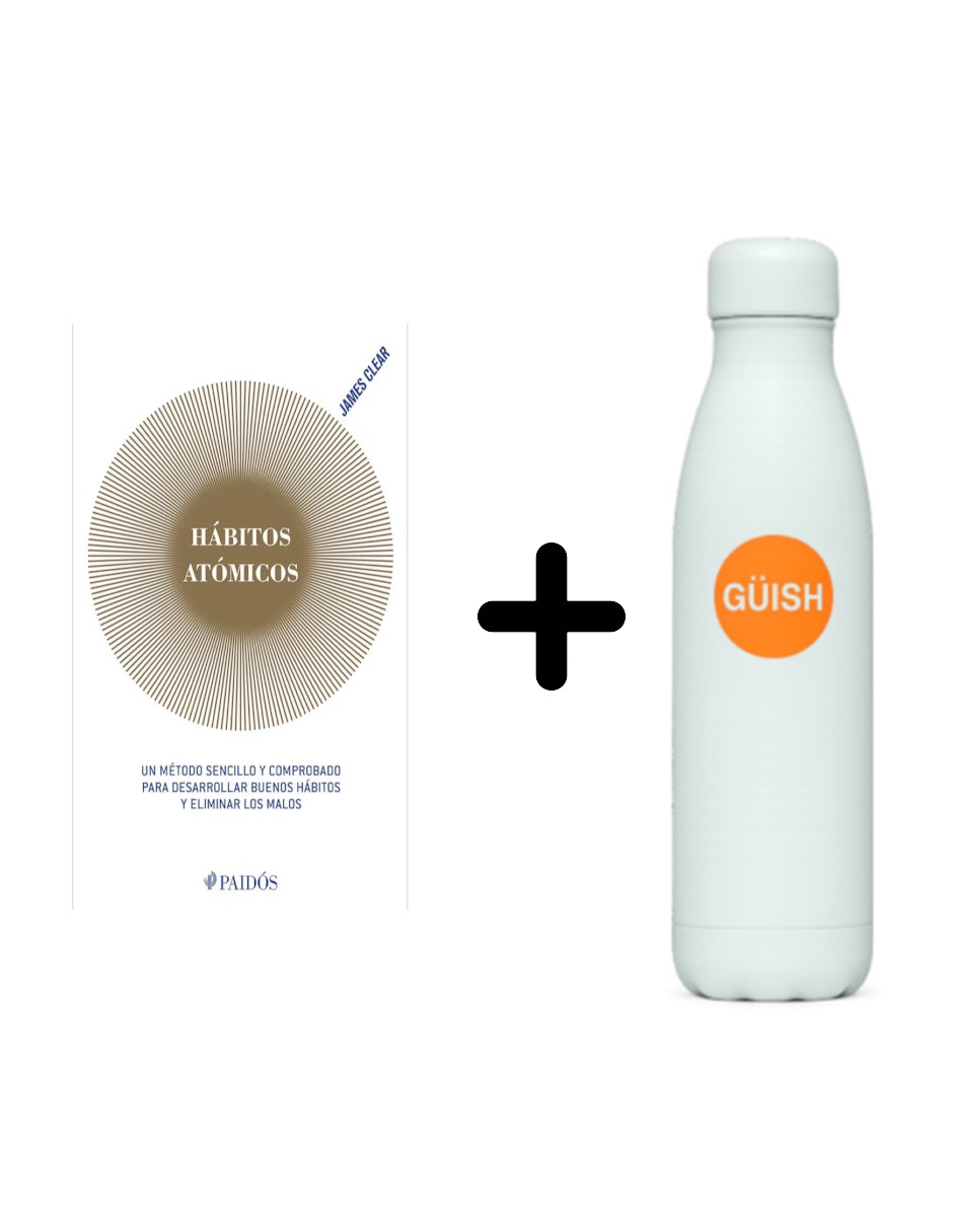 Foto 2 pulgar | Libro Hábitos Atómicos Un Método Sencillo Para Desarrollar Hábitos + Termo Güish Gratis