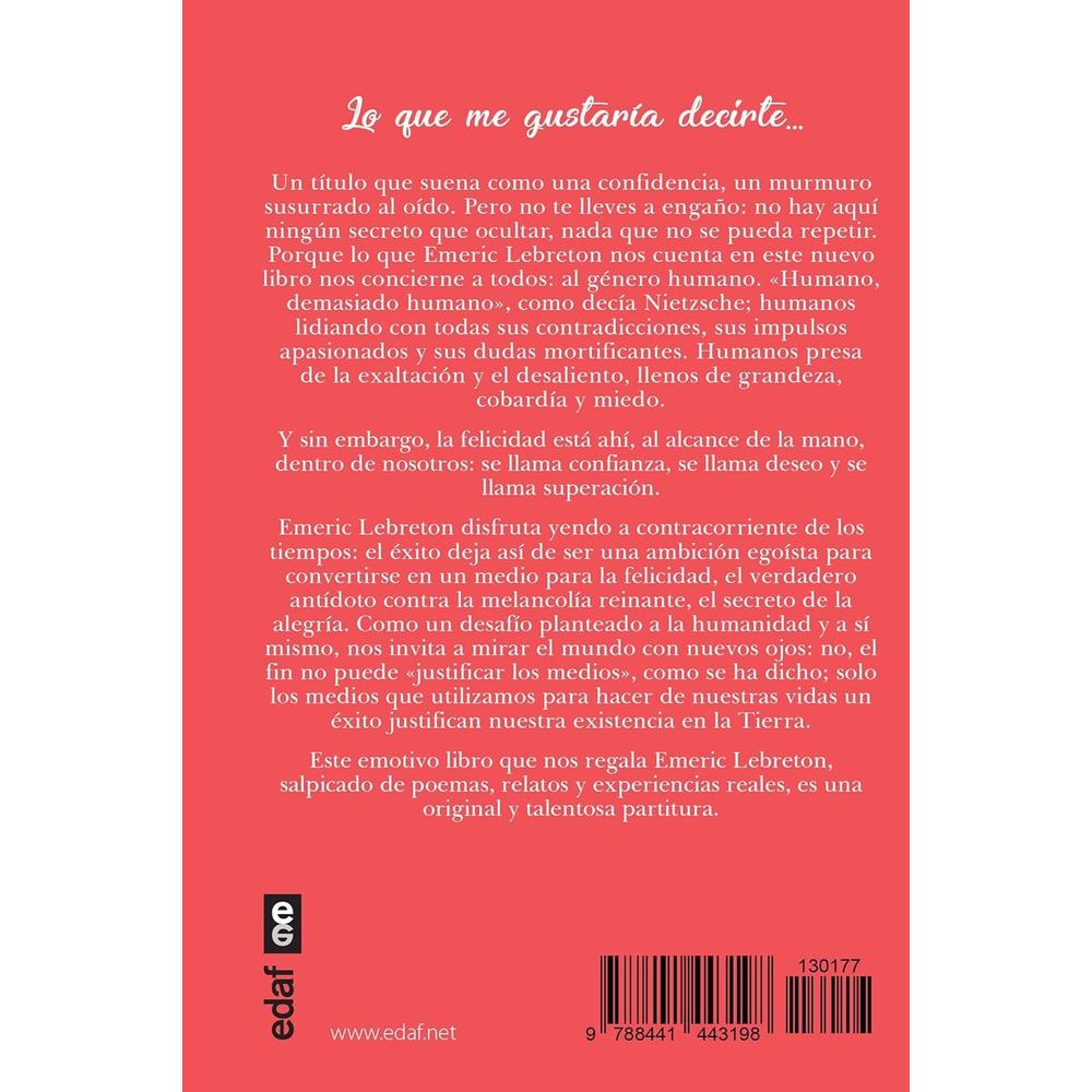 Foto 3 pulgar | Lo Que Me Gustaría Decirte…