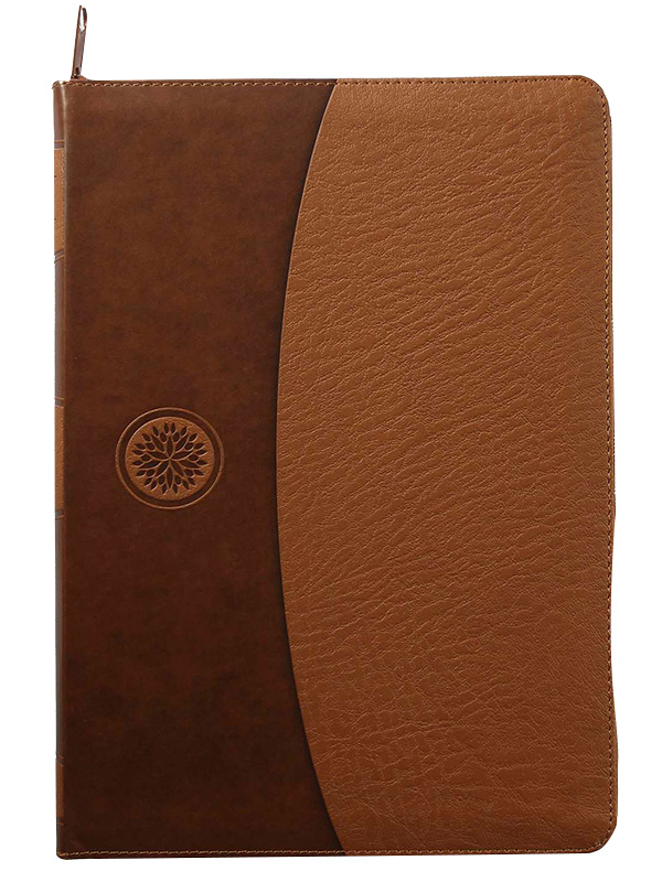 Biblia Reina Valera 1960 Letra Grande. Símil Piel Azul, Tamaño Manual