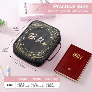 Foto 2 | Funda Bíblica Procase De Gran Capacidad Para El Estudio De La Biblia - Venta Internacional.