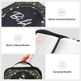 Foto 5 | Funda Bíblica Procase De Gran Capacidad Para El Estudio De La Biblia - Venta Internacional.