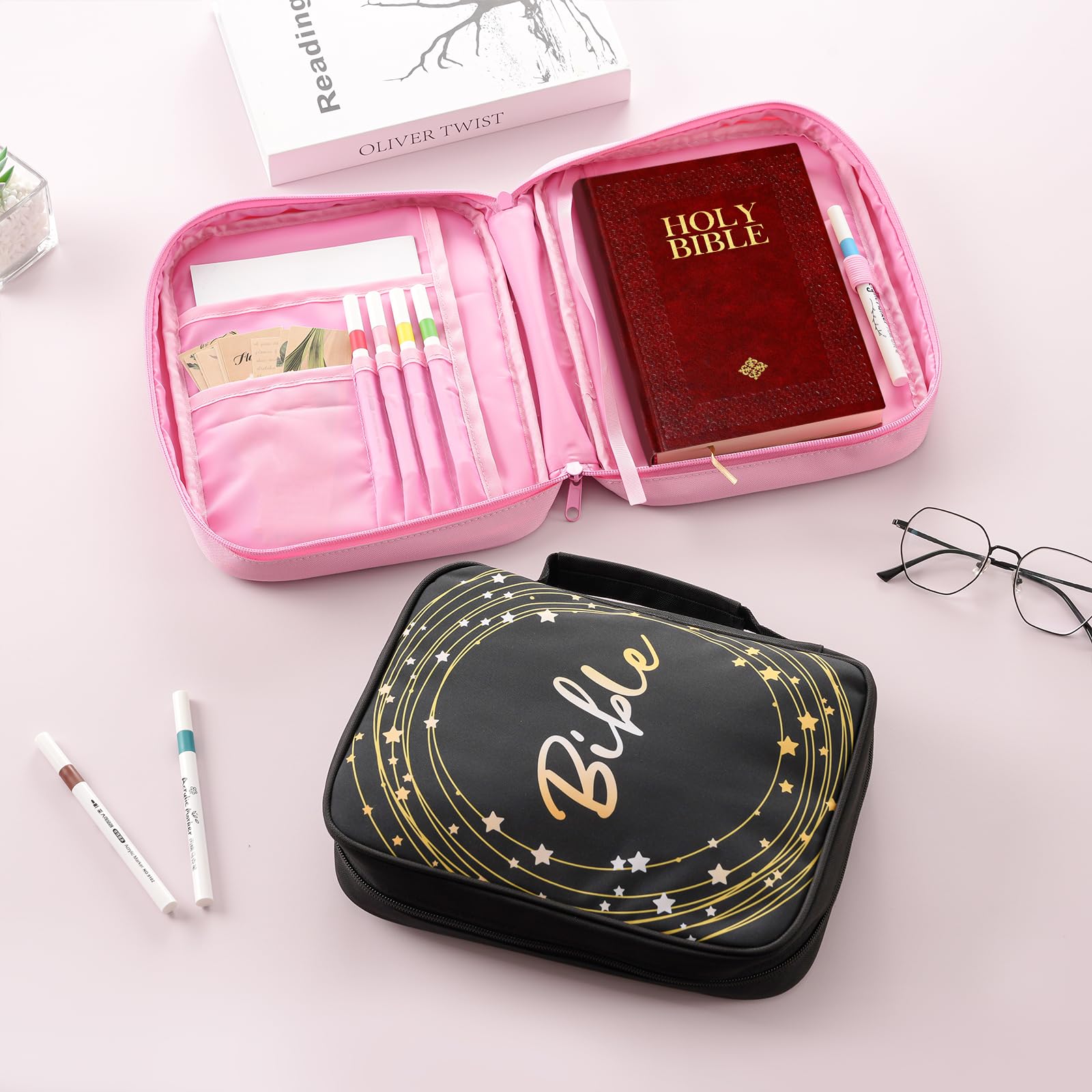 Foto 6 | Funda Bíblica Procase De Gran Capacidad Para El Estudio De La Biblia - Venta Internacional.