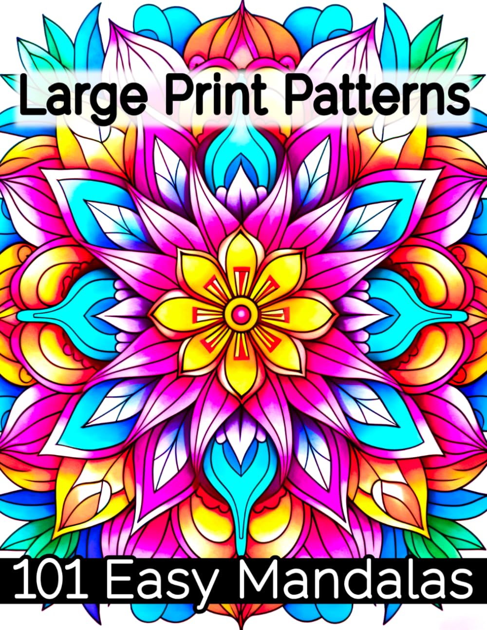 Foto 1 | Book 101 Patrones Fáciles De Mandalas Con Letras Grandes Para La Creatividad - Venta Internacional.