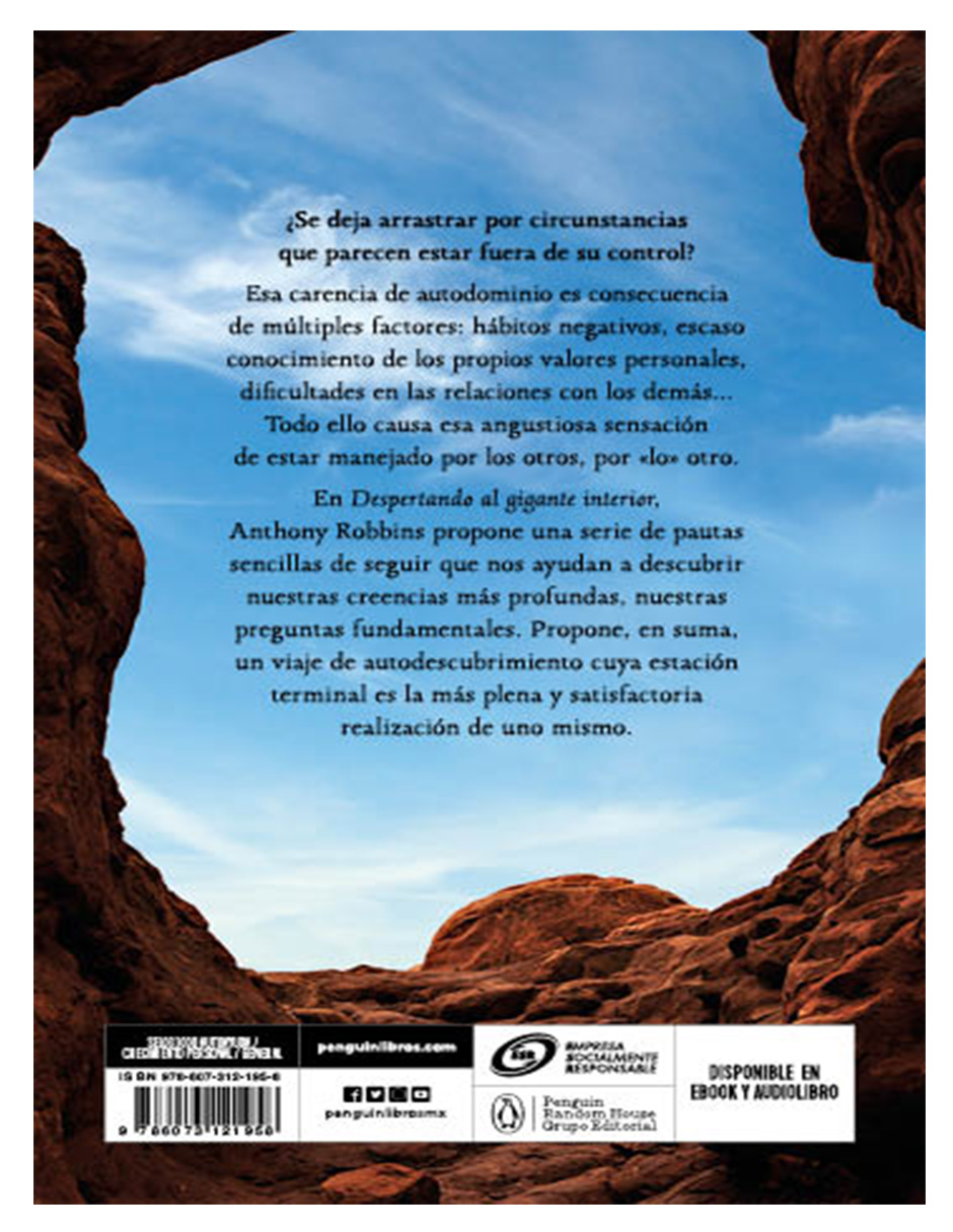 Foto 4 pulgar | Libro 📚 Despertando Al Gigante Interior Autor Anthony Robbins Editorial De Bolsillo