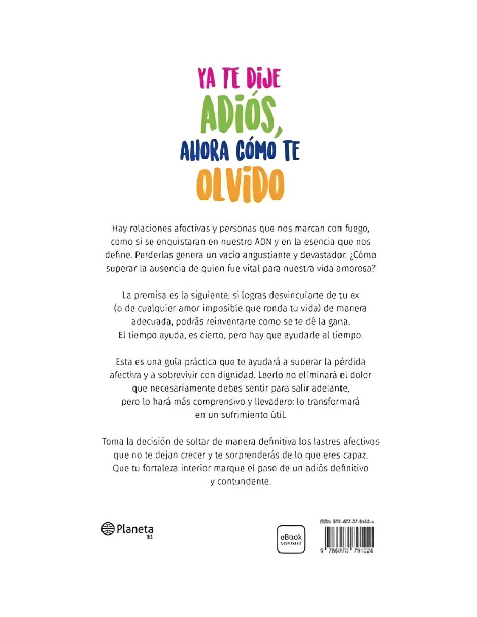 Foto 3 | Ya Te Dije Adiós Ahora Como Te Olvido + Gratis Termo Güish De Regalo