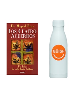 Foto 1 | Libro Los Cuatro Acuerdos + Gratis Termo Güish De Regalo