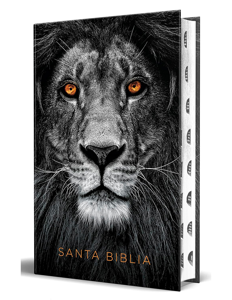 Foto 4 pulgar | 📖🦁 Biblia Rvr 1960 Letra Grande | Tapa Dura Con Índice | León De Judá 🇮🇱
