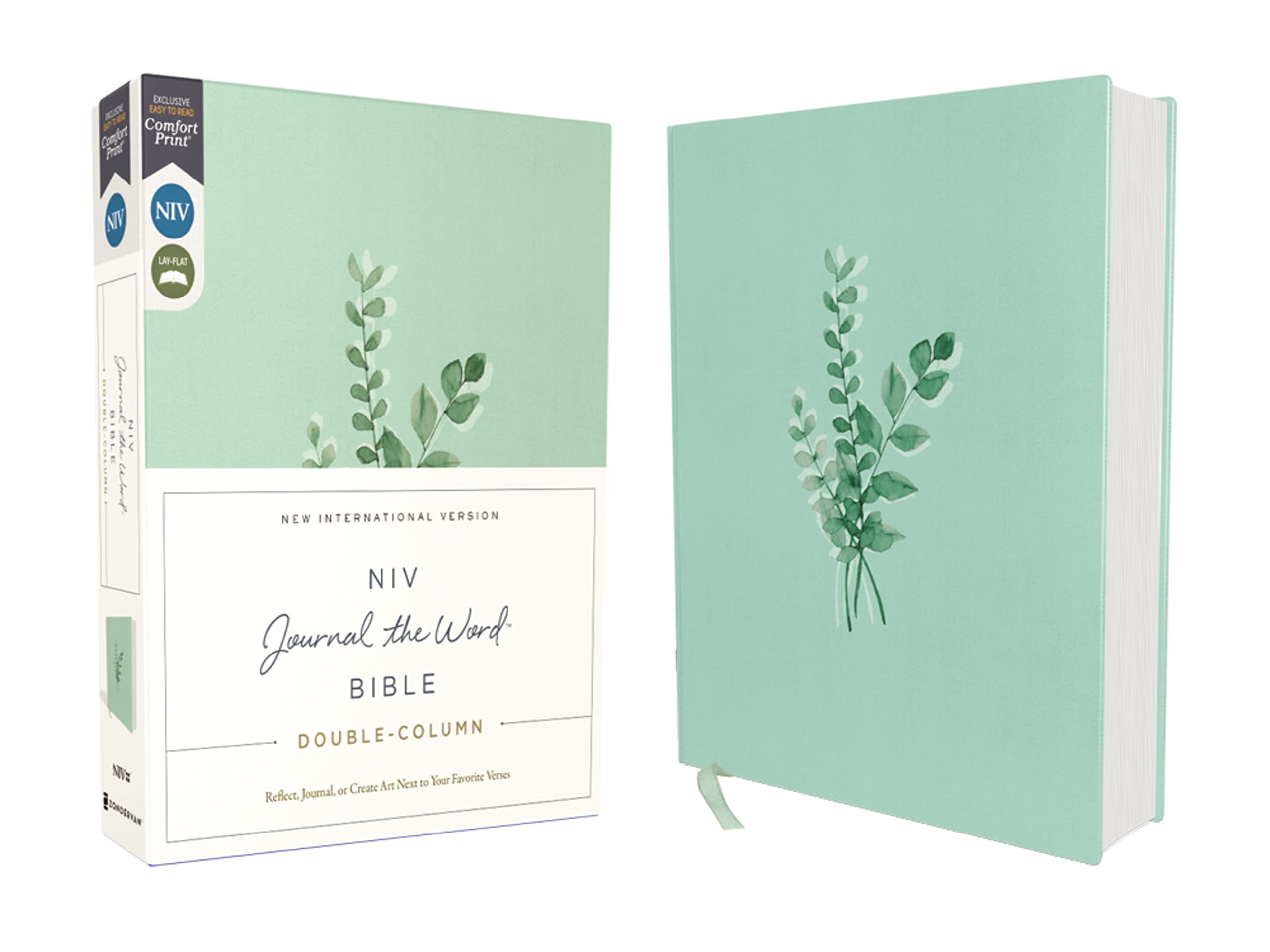 Foto 1 | Bible Niv Journal The Word, Tapa Dura De Doble Columna, Verde Azulado - Venta Internacional.