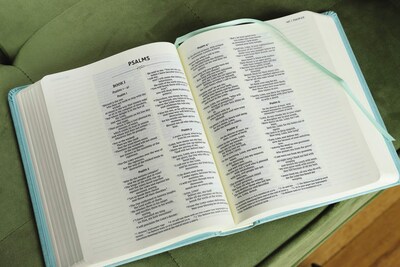 Foto 5 | Bible Niv Journal The Word, Tapa Dura De Doble Columna, Verde Azulado - Venta Internacional.