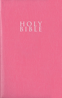 Foto 1 | Libro Niv, Regalo Y Premio De La Biblia, Con Aspecto De Cuero, Rosa Y Letra Roja - Venta Internacional.
