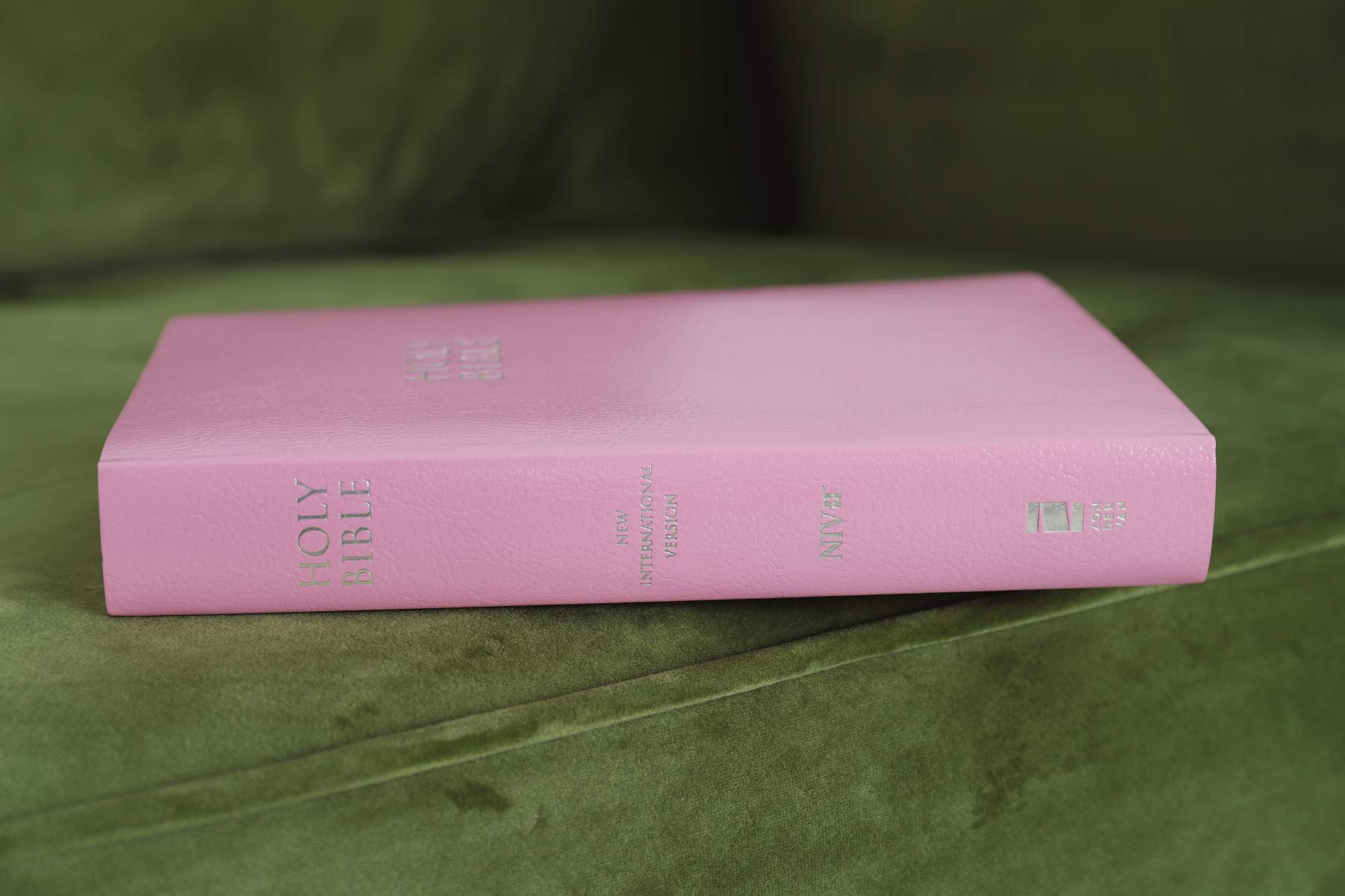 Foto 4 pulgar | Libro Niv, Regalo Y Premio De La Biblia, Con Aspecto De Cuero, Rosa Y Letra Roja - Venta Internacional.