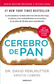 Foto 1 | Libro Debolsillo Cerebro De Pan (edición Actualizada)/grain Brain - Venta Internacional.