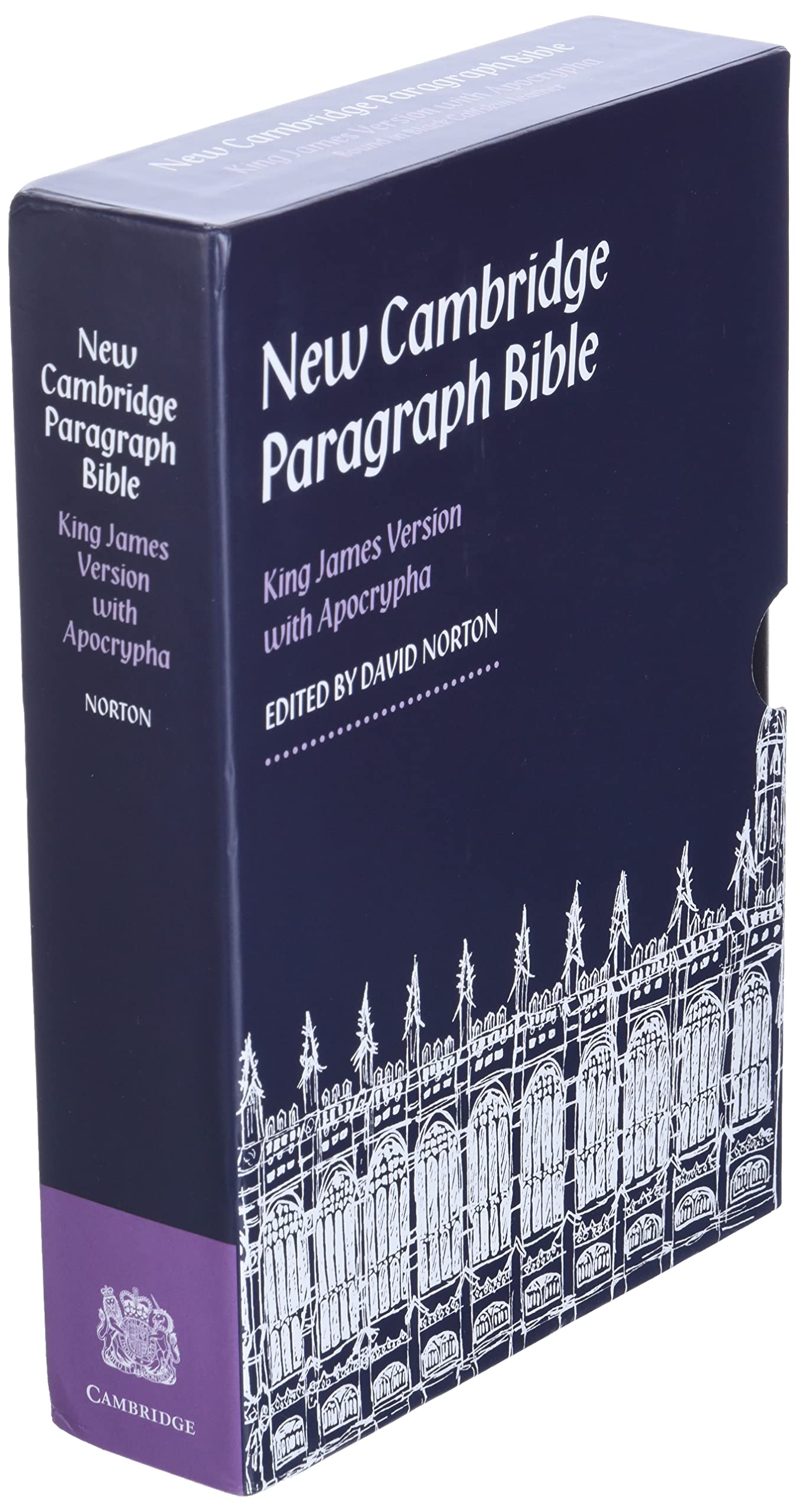 Foto 3 pulgar | Párrafo Bíblico De Cambridge Con Apócrifos En Cuero Negro - Venta Internacional.