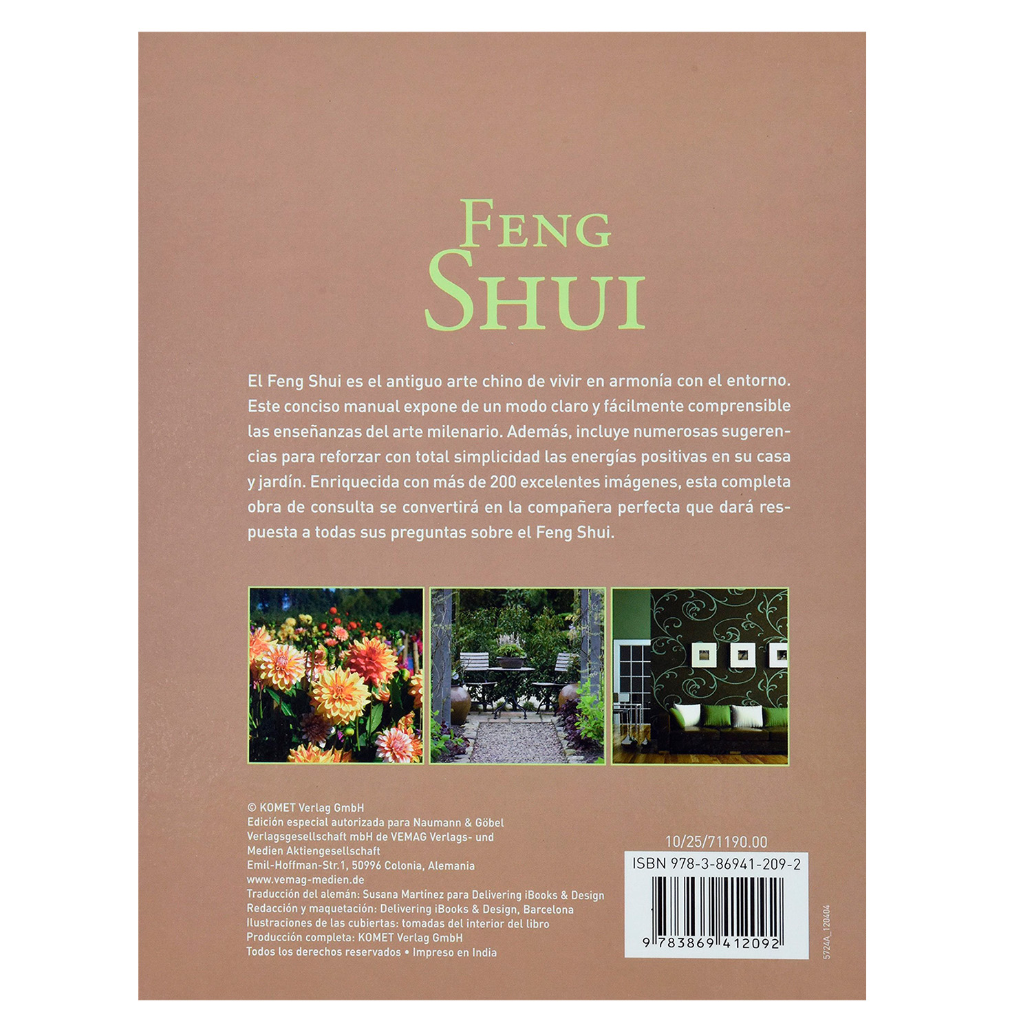 Foto 3 pulgar | Libro Feng Shui Ngv Pasta Dura Beige