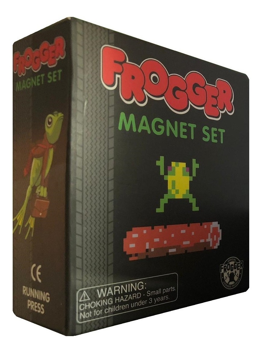 Foto 1 | Mini Set De Imanes Frogger Running Press Videojuego Arcade