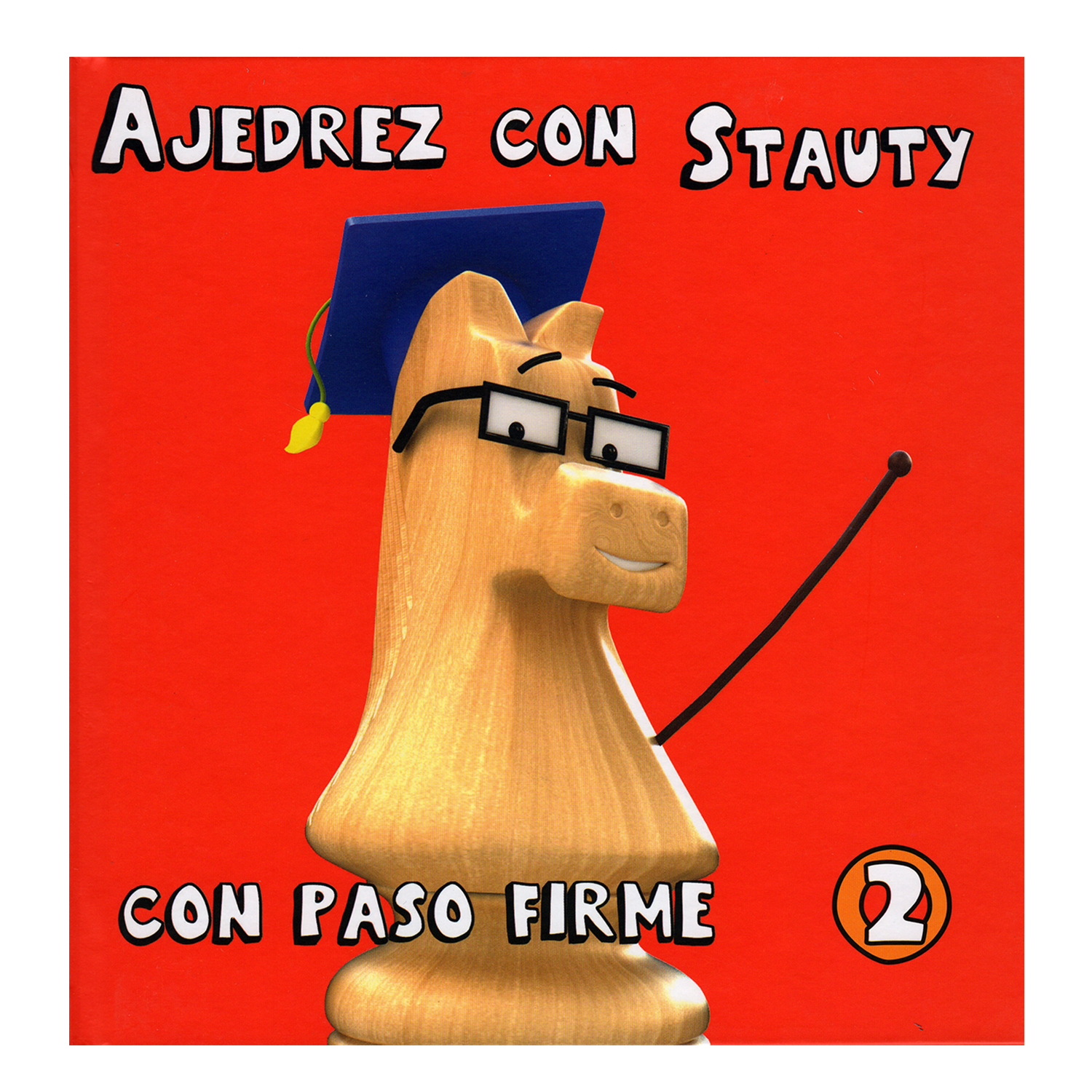 Foto 1 | Ajedrez Con Stauty Con Paso Firme 2 La Casa Del Ajedrez Pasta Dura Rojo