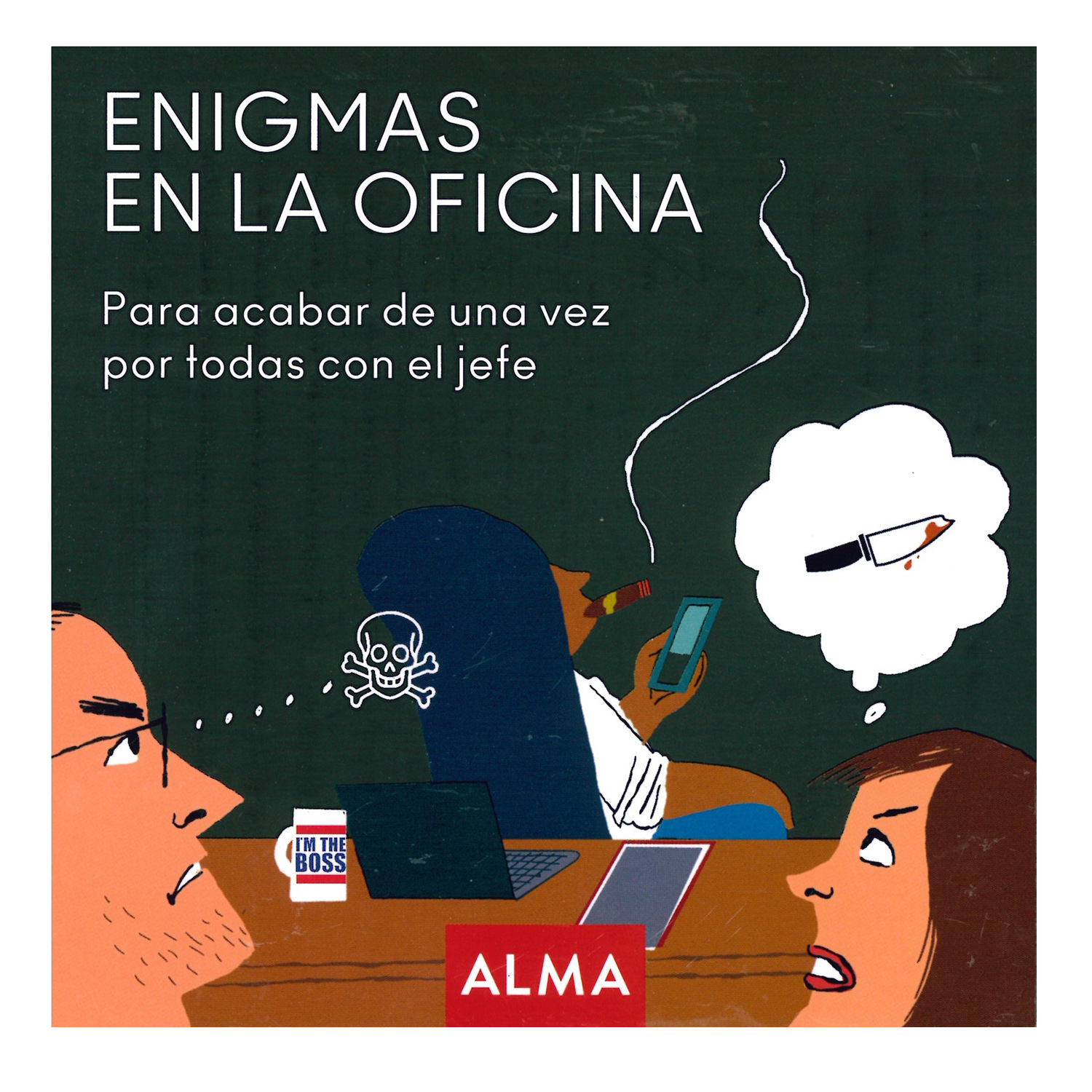 Enigmas En La Oficina Alma Rústica Negro