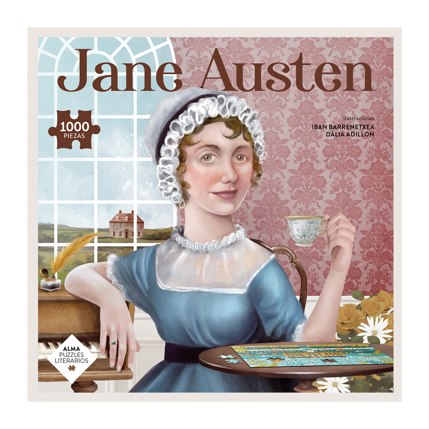 Jane Austen Puzzle Alma Rompecabezas Multicolor