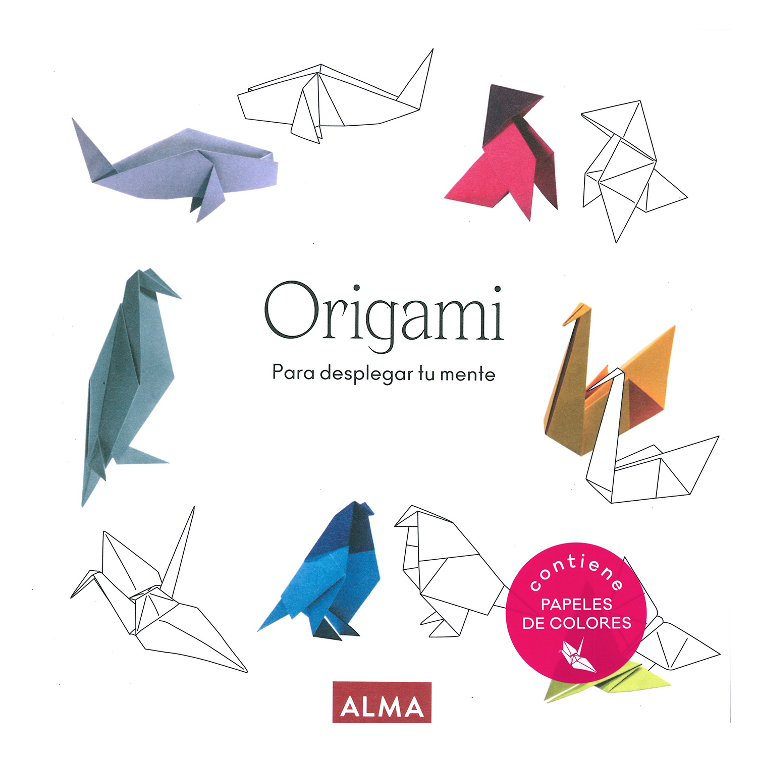 Origami Para Desplegar Tu Mente Alma Rústica Blanco