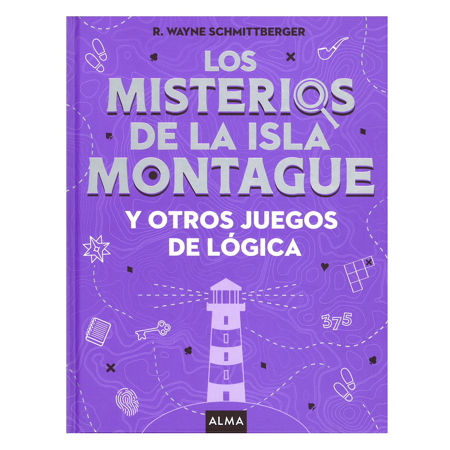 Foto 2 pulgar | Los Misterios De La Isla Montague Y Otros Juegos De Lógica Alma Pasta Dura Púrpura