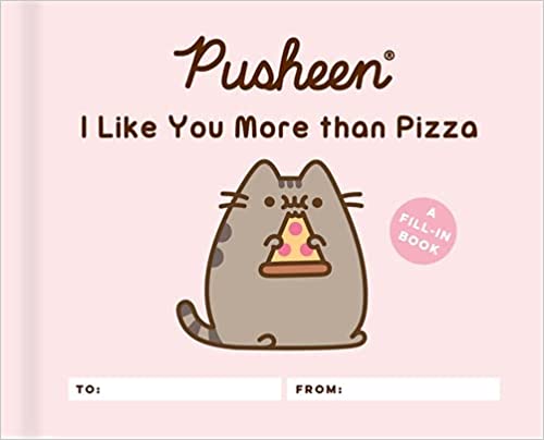 Foto 2 pulgar | Libro Pusheen Cat I Like You More Than Pizza: A Fill-in Book