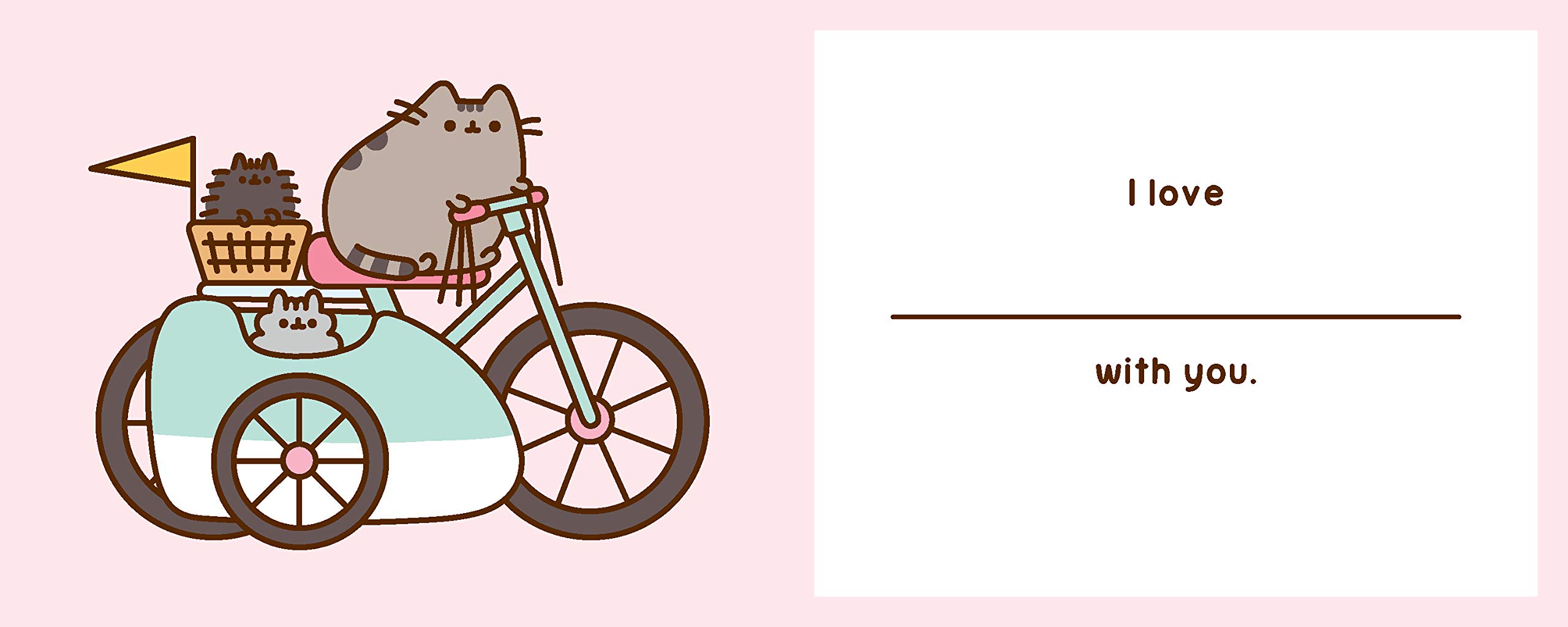 Foto 5 pulgar | Libro Pusheen Cat I Like You More Than Pizza: A Fill-in Book