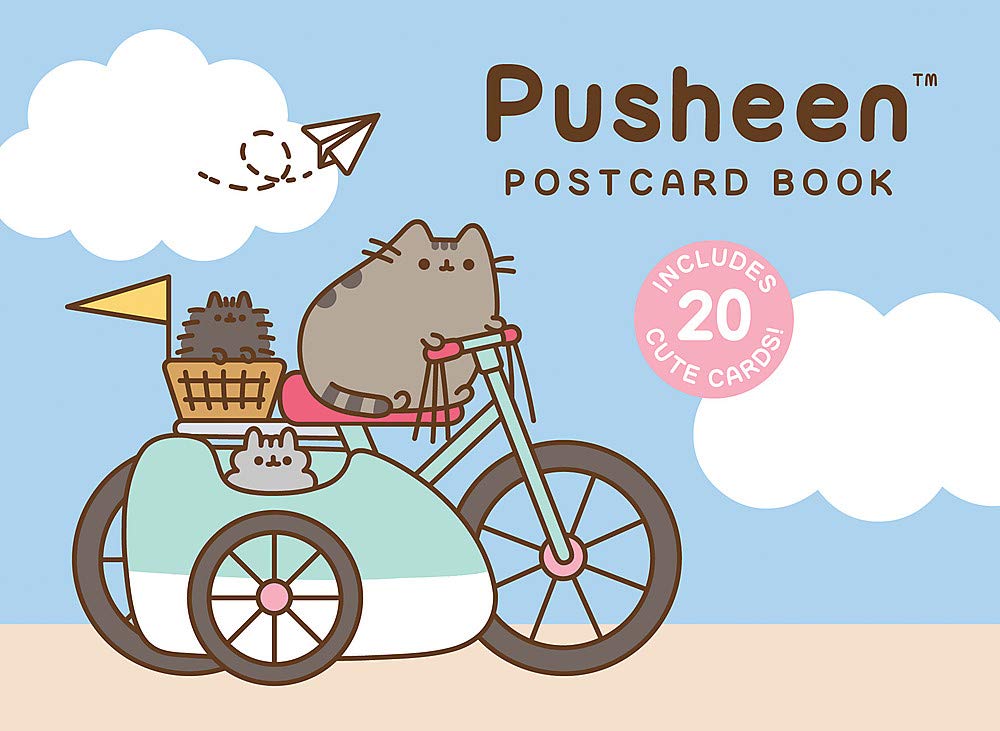 Foto 2 pulgar | Libro de Postales Pusheen Tarjetas Gato Kawaii Postcard Book