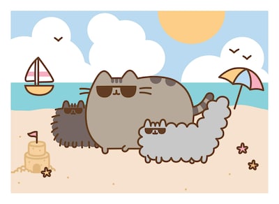 Foto 3 | Libro de Postales Pusheen Tarjetas Gato Kawaii Postcard Book