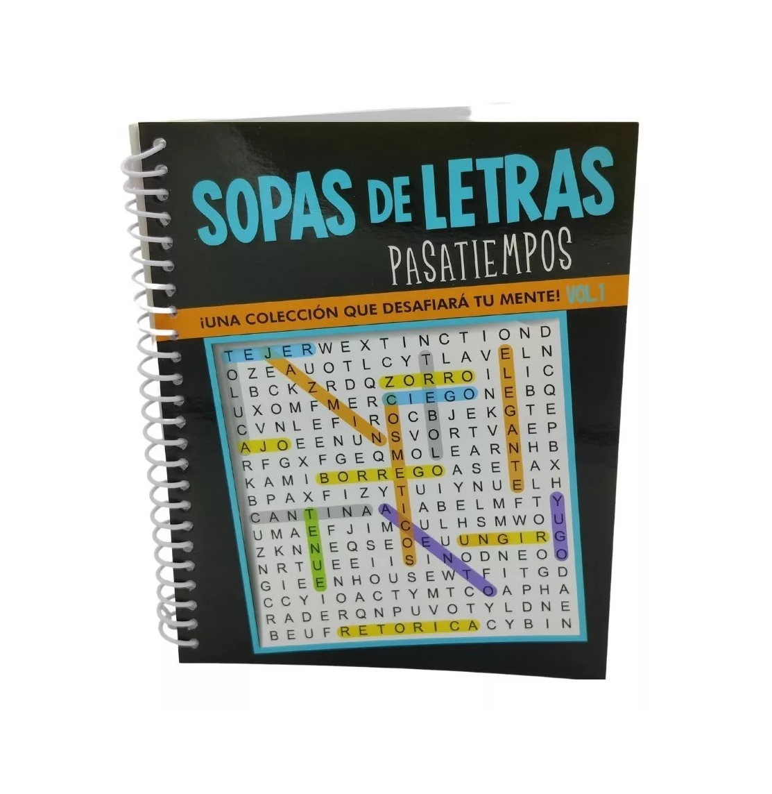 Foto 5 pulgar | Set de 4 Sopas de Letras Belug Multicolor