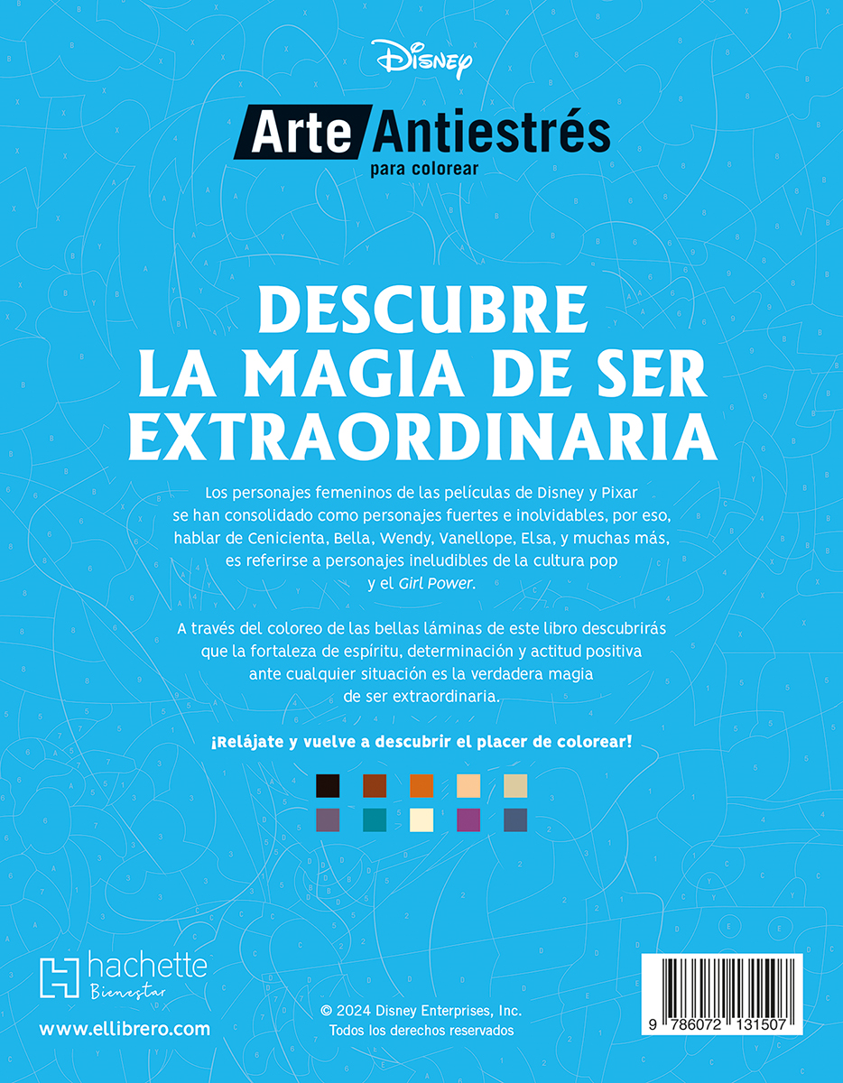 Foto 2 | Libro Arte Antiestrés Descubre la Magia de Ser Extraordinaria Larousse Disney