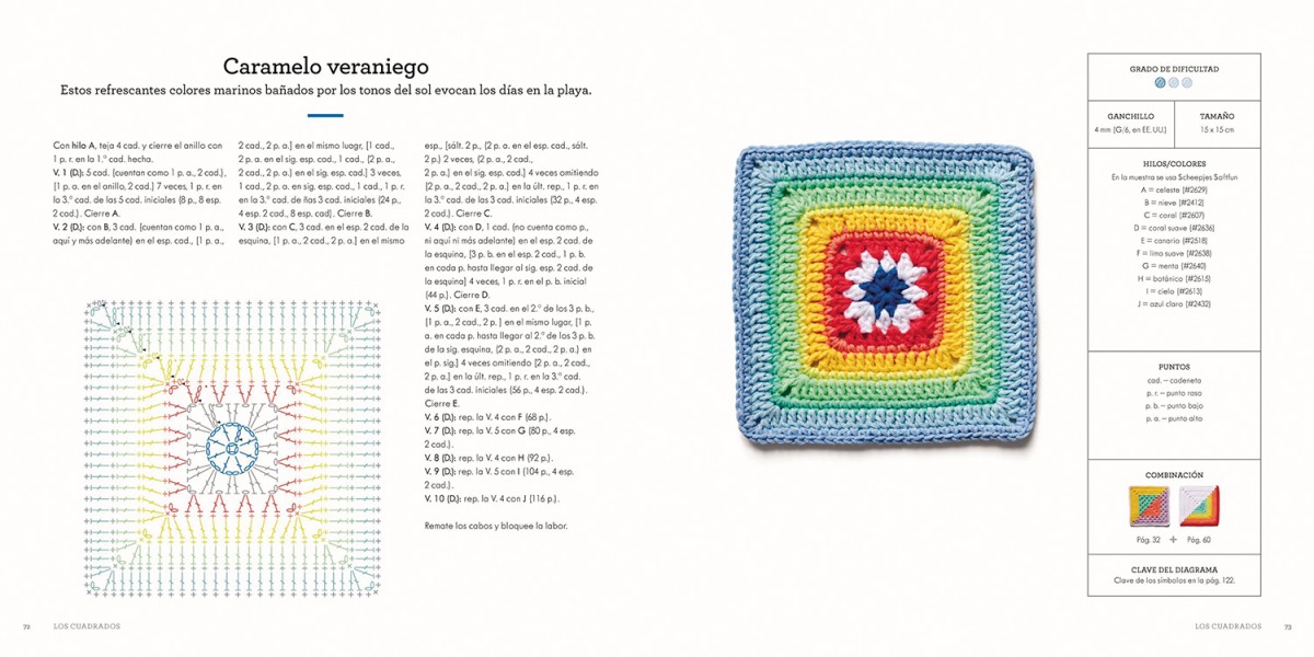 Foto 3 pulgar | Guía Moderna Para Tejer Granny Squares De Celine Semaanand / Leonie Morgan Tapa Blanda