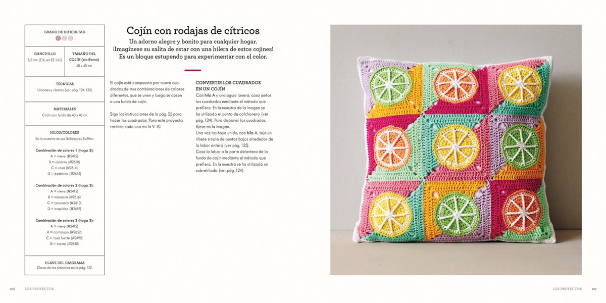 Foto 6 pulgar | Guía Moderna Para Tejer Granny Squares De Celine Semaanand / Leonie Morgan Tapa Blanda