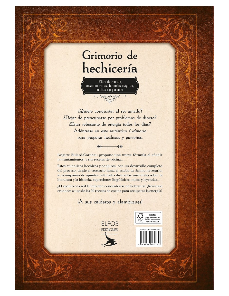 Foto 4 | Grimorio De Hechiceria Brigitte Bulard Cordeau Blume Pasta Dura
