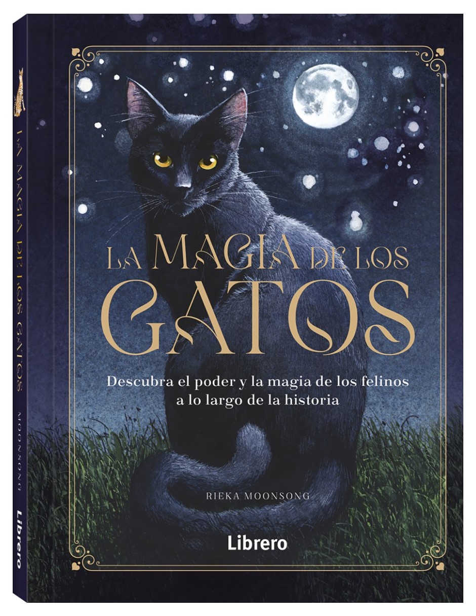 Foto 1 | La Magia De Los Gatos Reina Moonsong Librero Pasta Dura