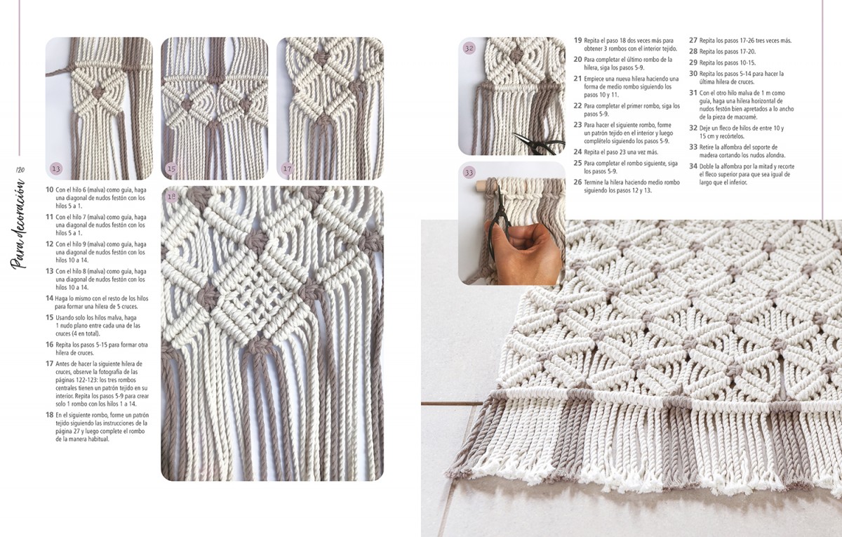 Foto 3 | Macrame Para El Hogar Moderno Isabella Strambio Librero Tapa Blanda
