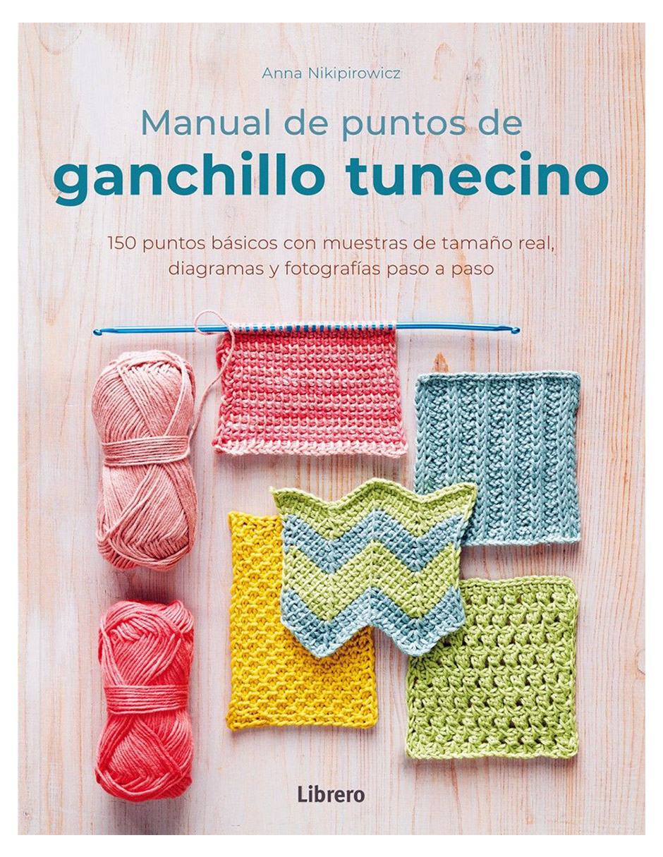 Foto 1 | Manual De Puntos De Ganchillo Tunecino Anna Nikipirowics Librero Tapa Blanda