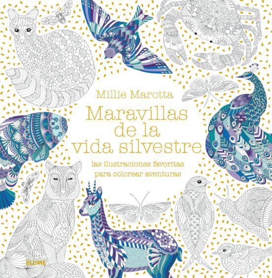 Foto 2 pulgar | Libro Maravillas De La Vida Silvestre Millie Marotta Blume Tapa Blanda